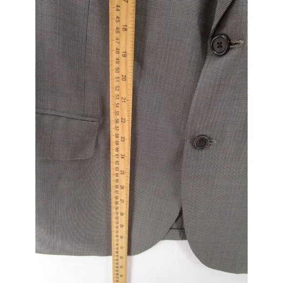 VINTAGE Oxford Clothes Sport Coat 42 Saks Blazer Wool Silk Unstructured